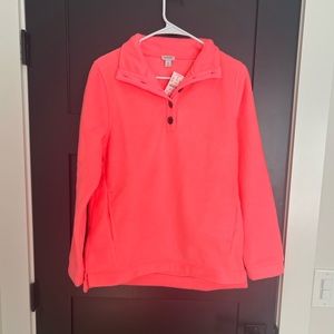 J Crew oversized pink fleece